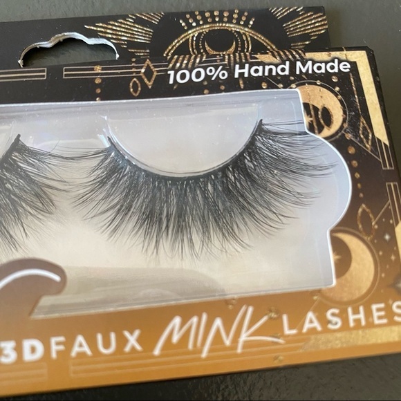 Ioni 3D Faux Mink Lashes Crystals Wispy Flare Spikey 686657 New Costume Cosplay - Picture 3 of 9
